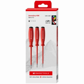 PB Swiss Tools PB 58539.CBB SwissGrip VDE Screwdriver Set 3 Pieces
