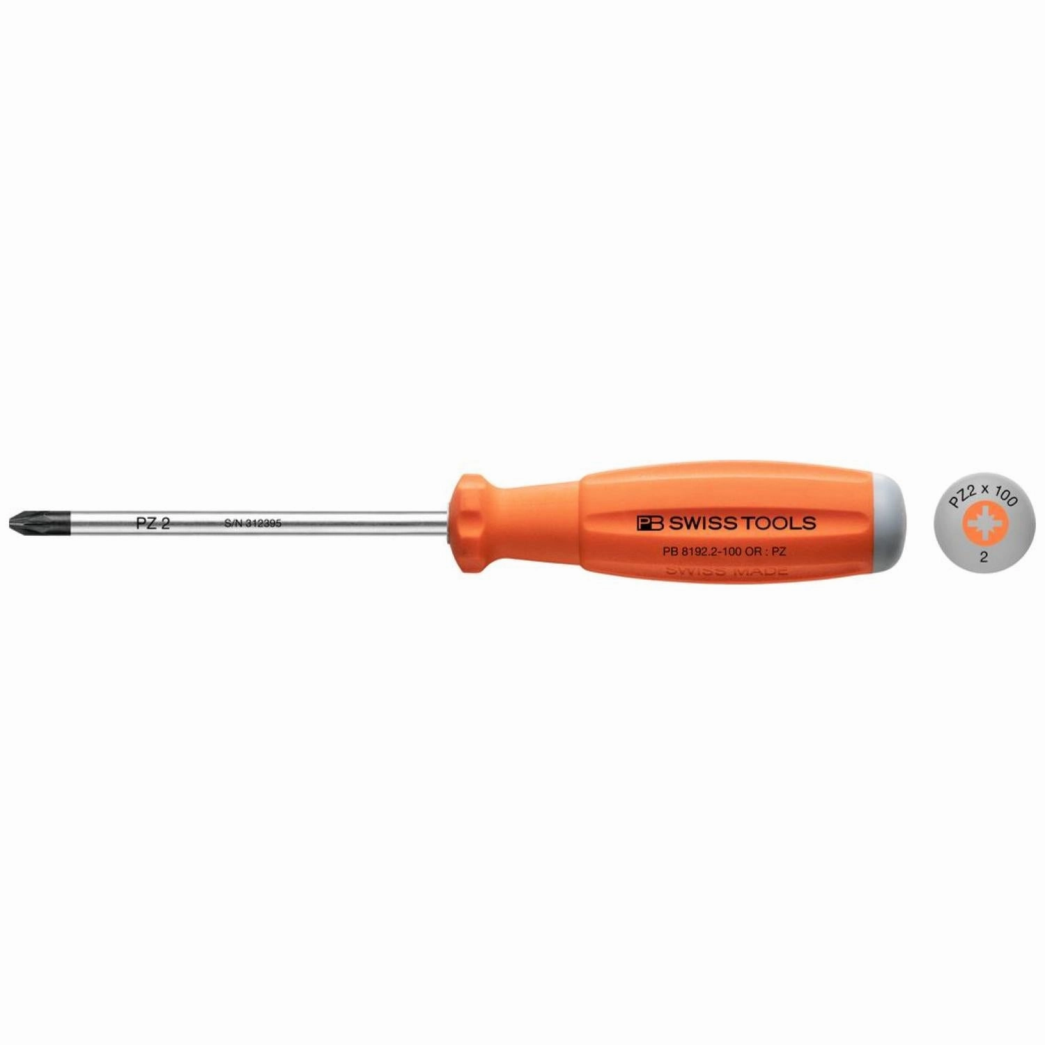 PB Swiss Tools PB 8192.2-100/6 OR SwissGrip Screwdrivers 6 mm