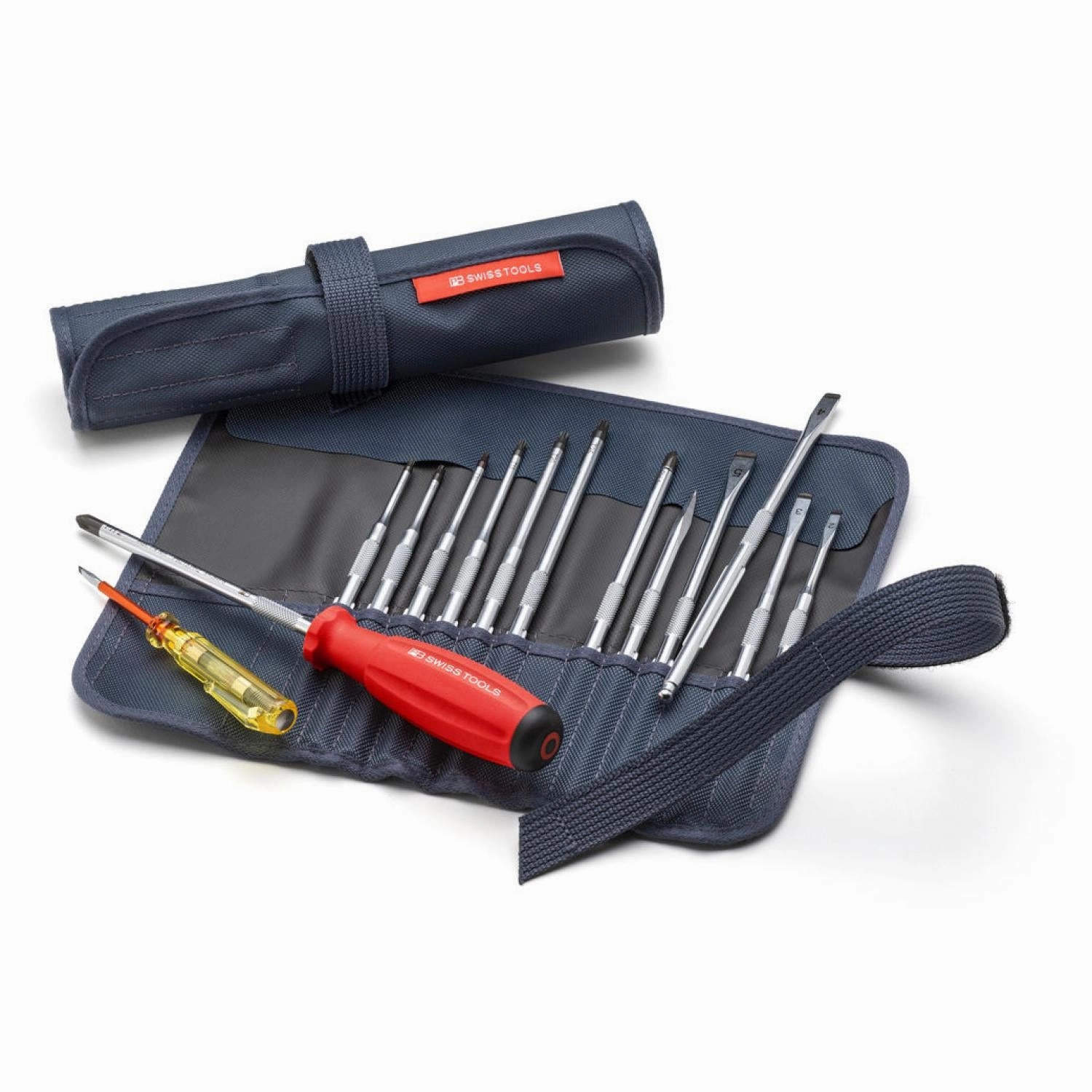 PB Swiss Tools PB 8222.GY SwissGrip Screwdriver Set With Interchangeable Blades