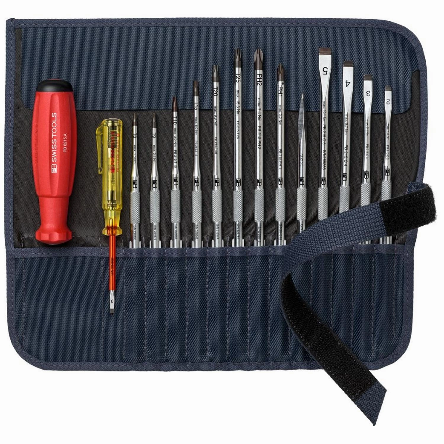 PB Swiss Tools PB 8222.GY SwissGrip Screwdriver Set With Interchangeable Blades