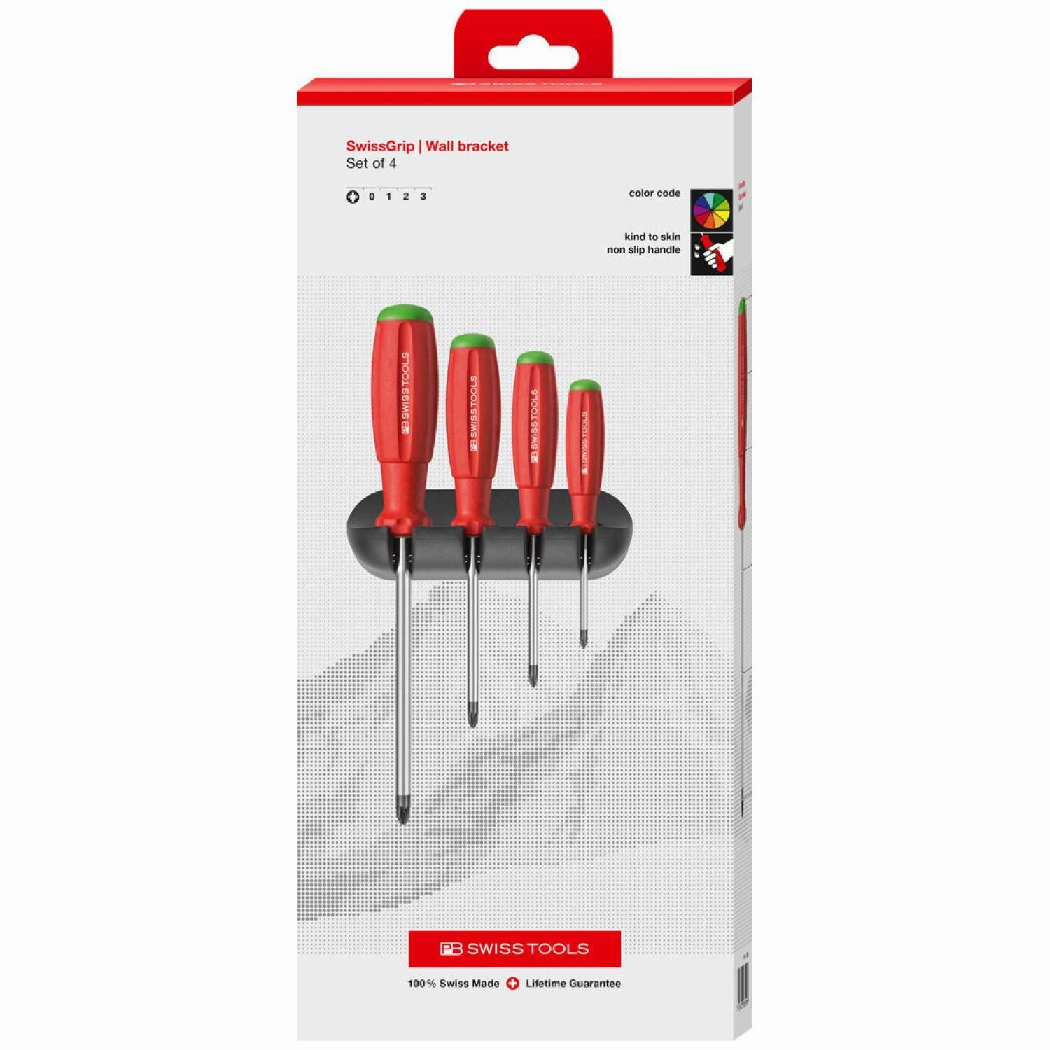 PB Swiss Tools PB 8243 Swiss Grip Screwdriver Set 4 Pcs