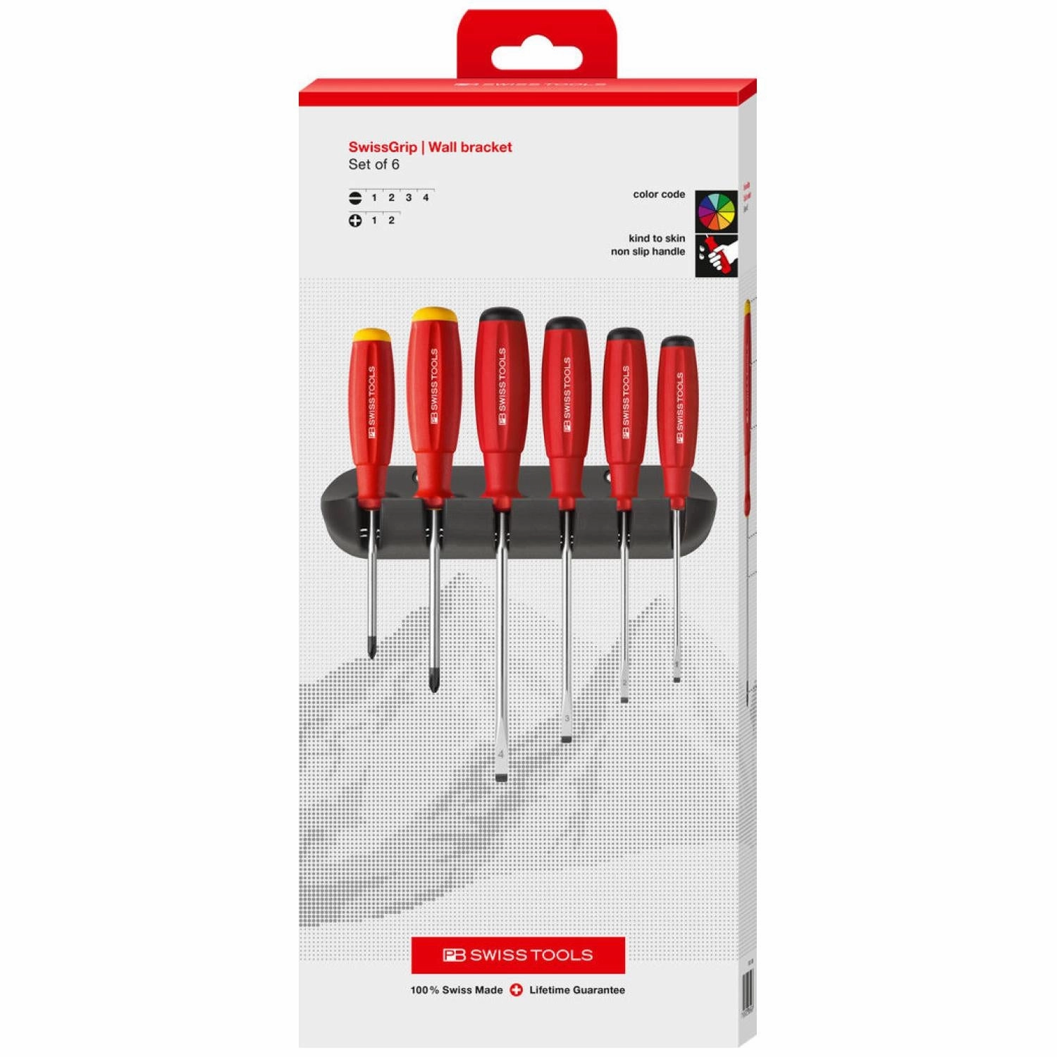 PB Swiss Tools PB 8244 SwissGrip screwdriver Set 6 Pcs