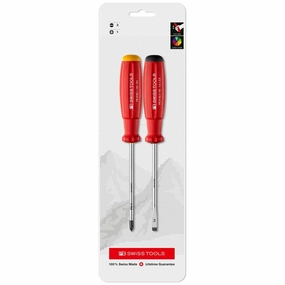 PB Swiss Tools PB 8261.CN SwissGrip Screwdriver Set, 2-Component, 2pcs