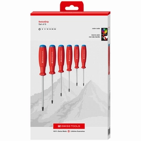 PB Swiss Tools PB 8460.CBB SwissGrip screwdriver set in a high-quality paperboard box