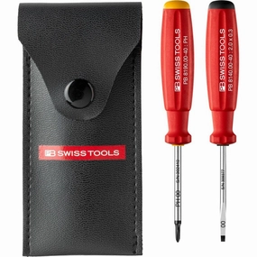 PB Swiss Tools PB 8535 Slotted   Phillips Screwdriver In A Case 2 Pcs