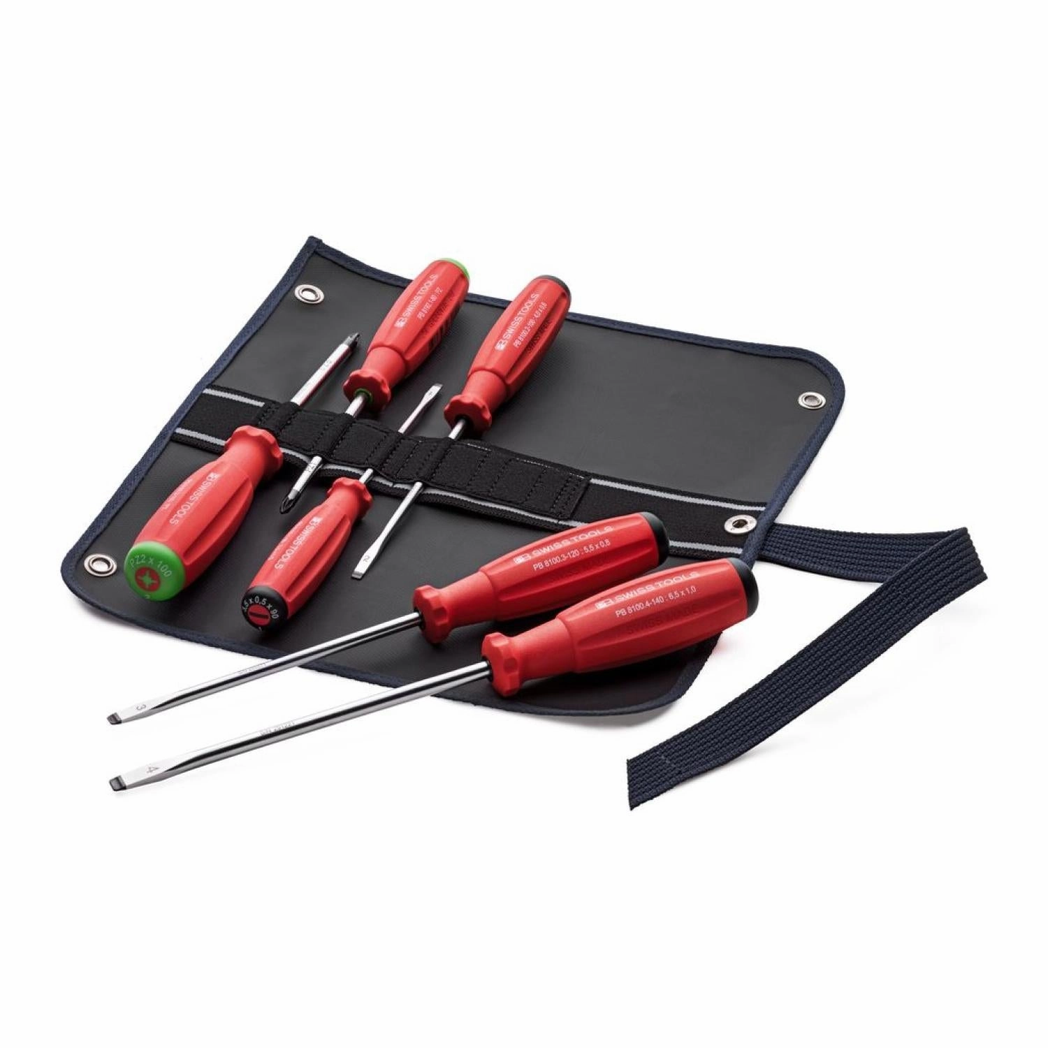 PB Swiss Tools PB 8562.SU GY SwissGrip Screwdriver set, 6 Pieces