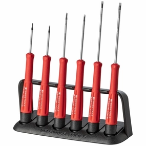 PB Swiss Tools PB 8640 Precision Screwdriver Set Slotted Soft-Grip Colour-Coded Electronics 6-Piece