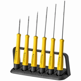 PB Swiss Tools PB 8642.ESD Precision Screwdriver Set Hex Soft-Grip ESD-Safe Electronics 6-Piece