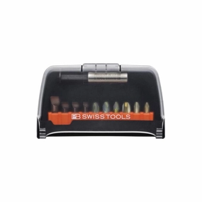 PB Swiss Tools PB C6.986 PrecisionBit, Design C 6.3 (1/4), Set in BitCase, with Belt-Clip