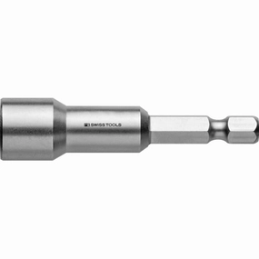 PB Swiss Tools PB E6.200/11 M Socket Wrench Bit, Design E 6.3 (1/4), with Magnet