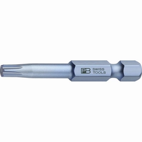 PB Swiss Tools PB E6.400/7-50 PrecisionBit, Design E6 1/4" Bits, TORX - T7
