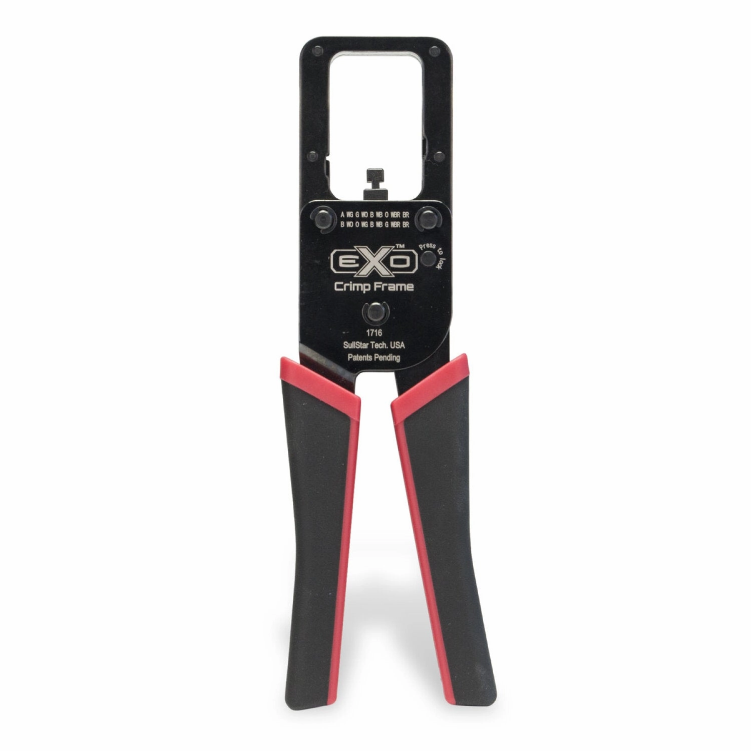 Platinum Tools 100062C EXO Crimp Tool Frame for EZ and ezEX Pass-Through RJ45 Connectors - Includes EZ-RJ45 Crimp Die Insert