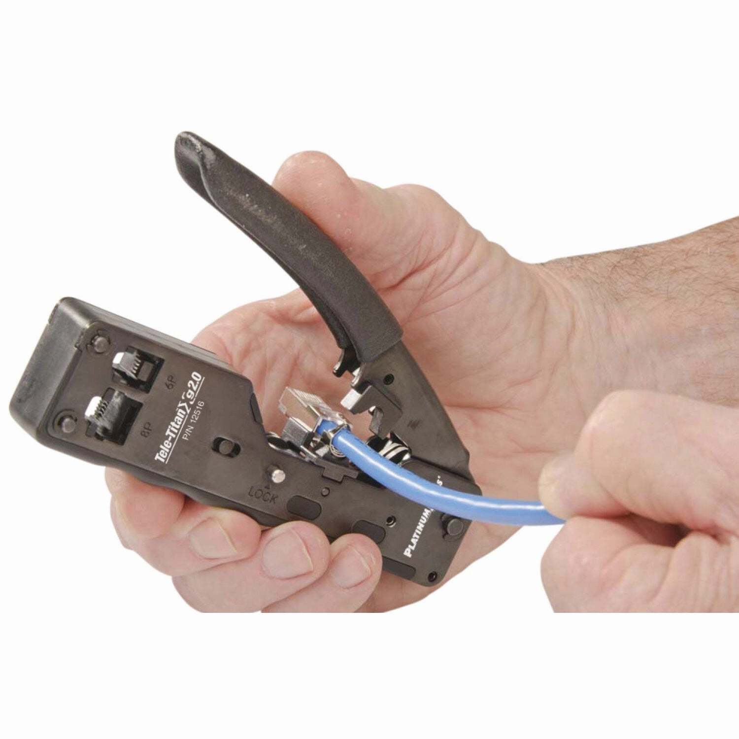 Platinum Tools 12516 Tele-Titan XG 2.0 Crimp Tool Clam