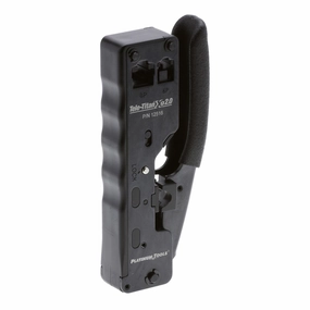 Platinum Tools 12517C Tele-TitanXg 2.0 Crimp Tool for Modular RJ45 CAT6A Connectors Combo Kit  Includes 10pcs CAT6A connectors