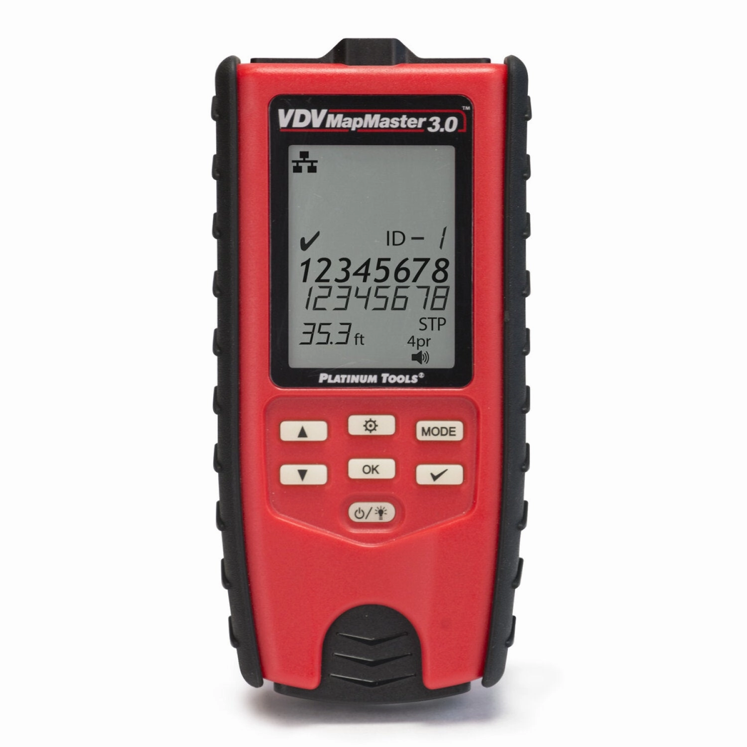 Platinum Tools T130 VDV MapMaster 3.0 Twisted Pair and Coax Cable Tester, Main Unit and Remote Only