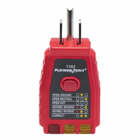 Platinum Tools T302C GFCI Socket Tester