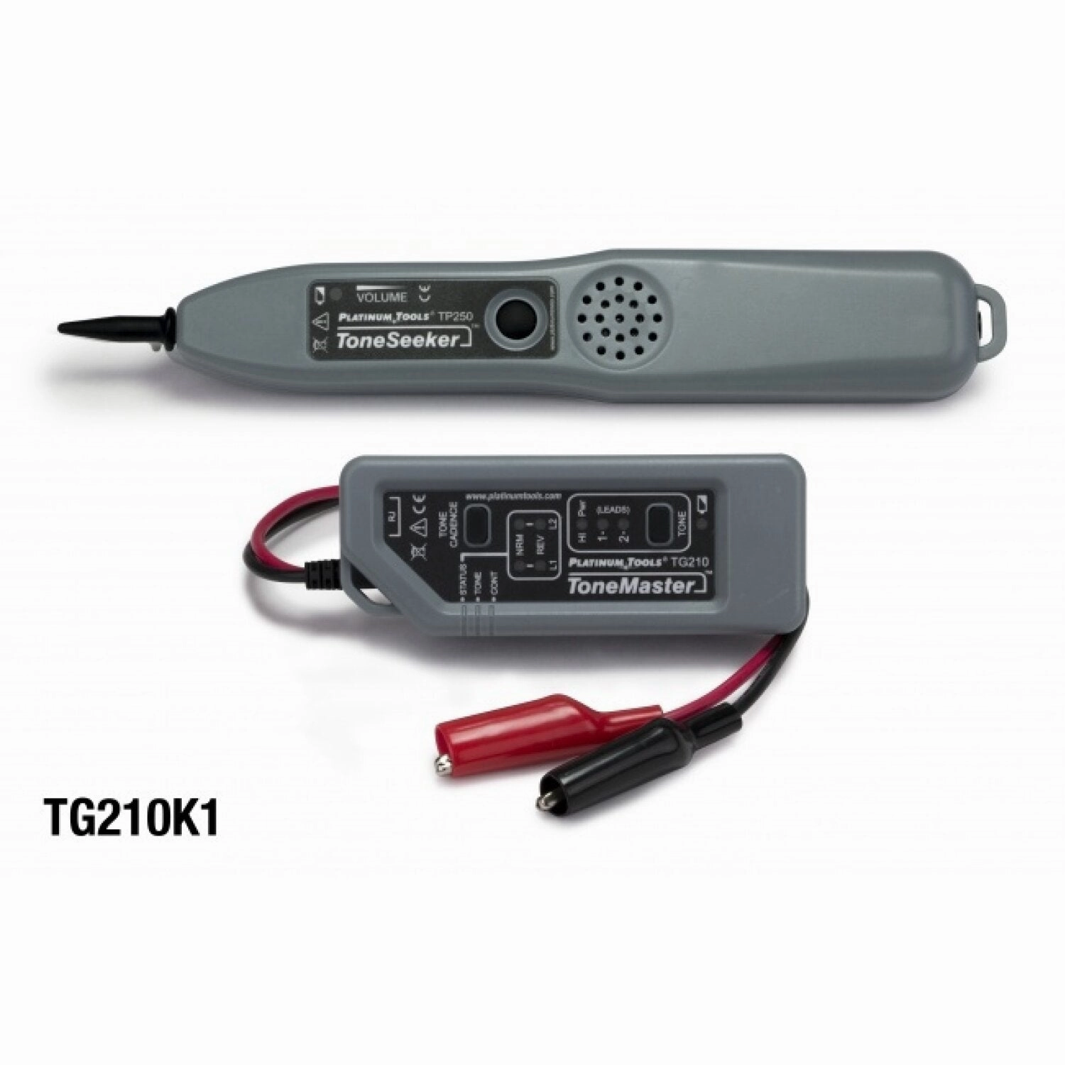 Platinum Tools TG220K1 Tone and Probe Kit, Professional, Includes ABN Clips  Bulk Box Packaging