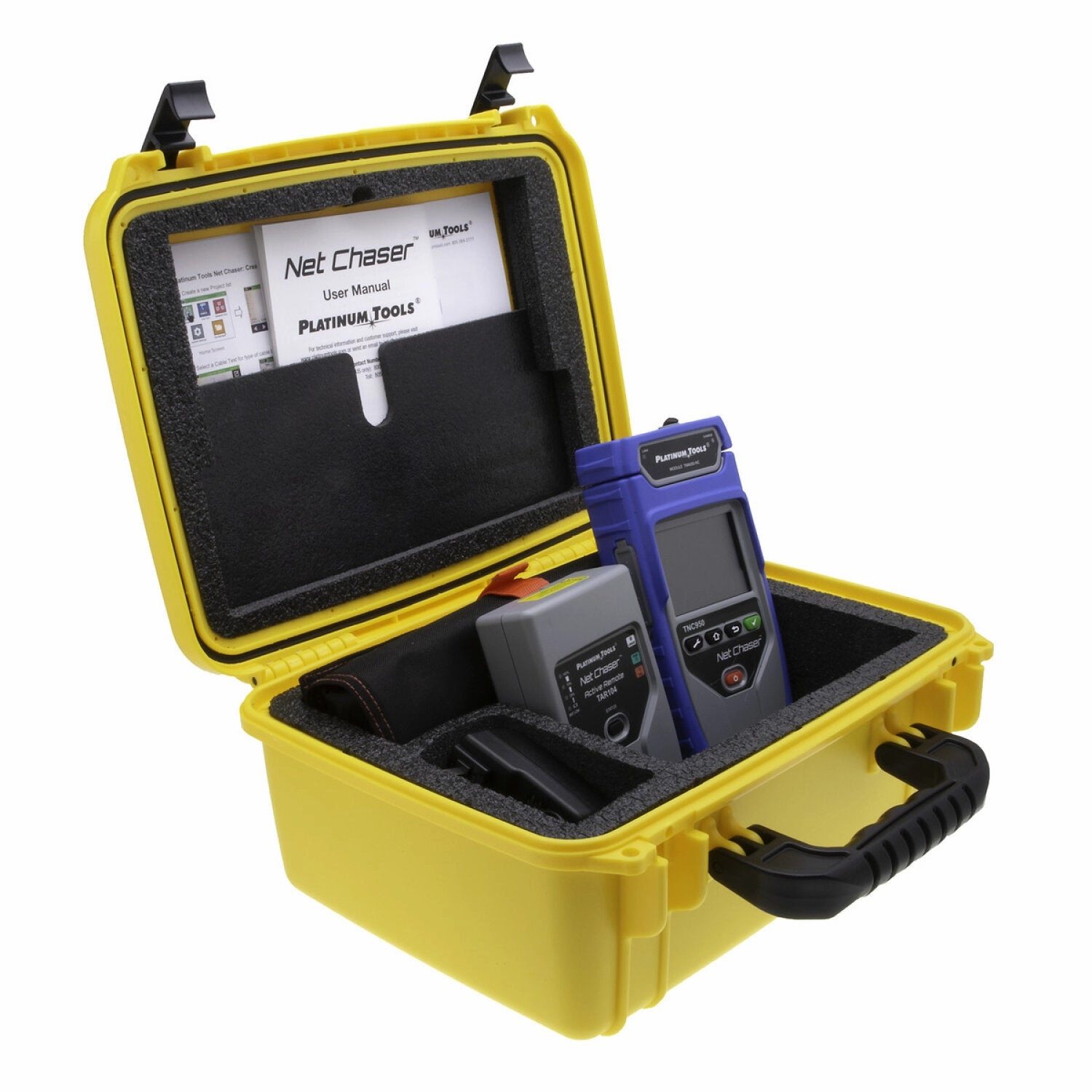 Platinum Tools TNC950DX Net Chaser Network Tester and Speed Certifier Deluxe Kit, Includes Hard-Case