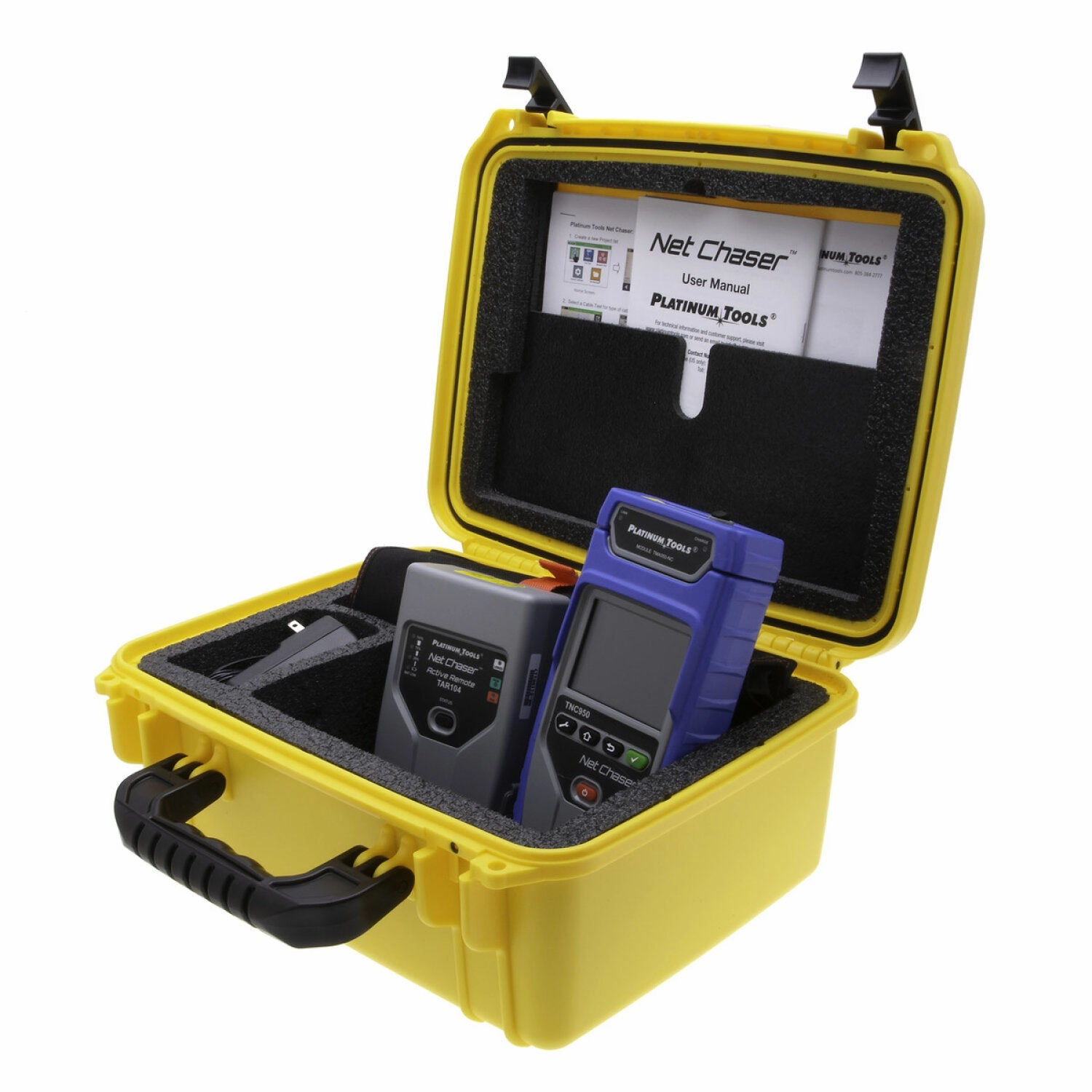 Platinum Tools TNC950DX Net Chaser Network Tester and Speed Certifier Deluxe Kit, Includes Hard-Case