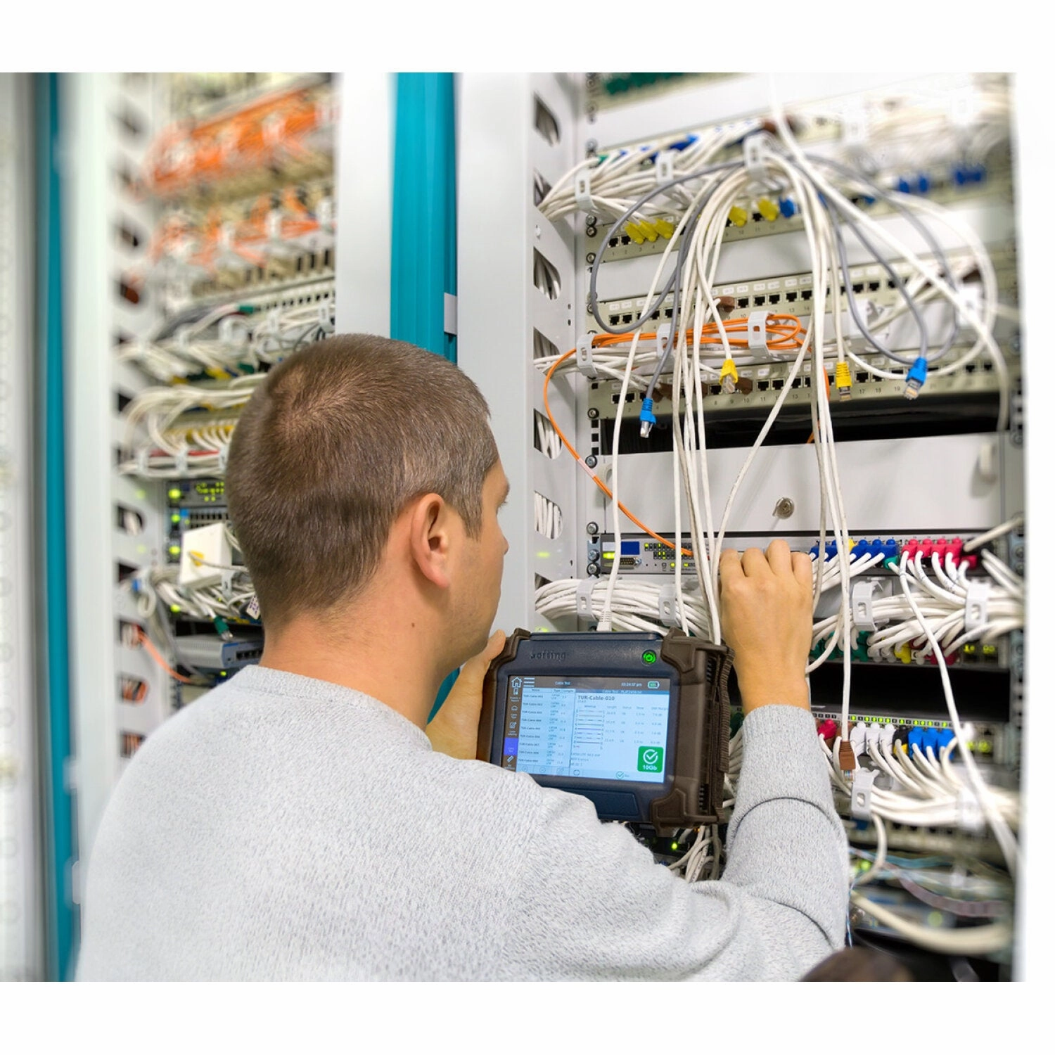 Platinum Tools TXG200 NetXpert XG2 Network Tester and Speed Certifier, Twisted Pair and Wifi Testing