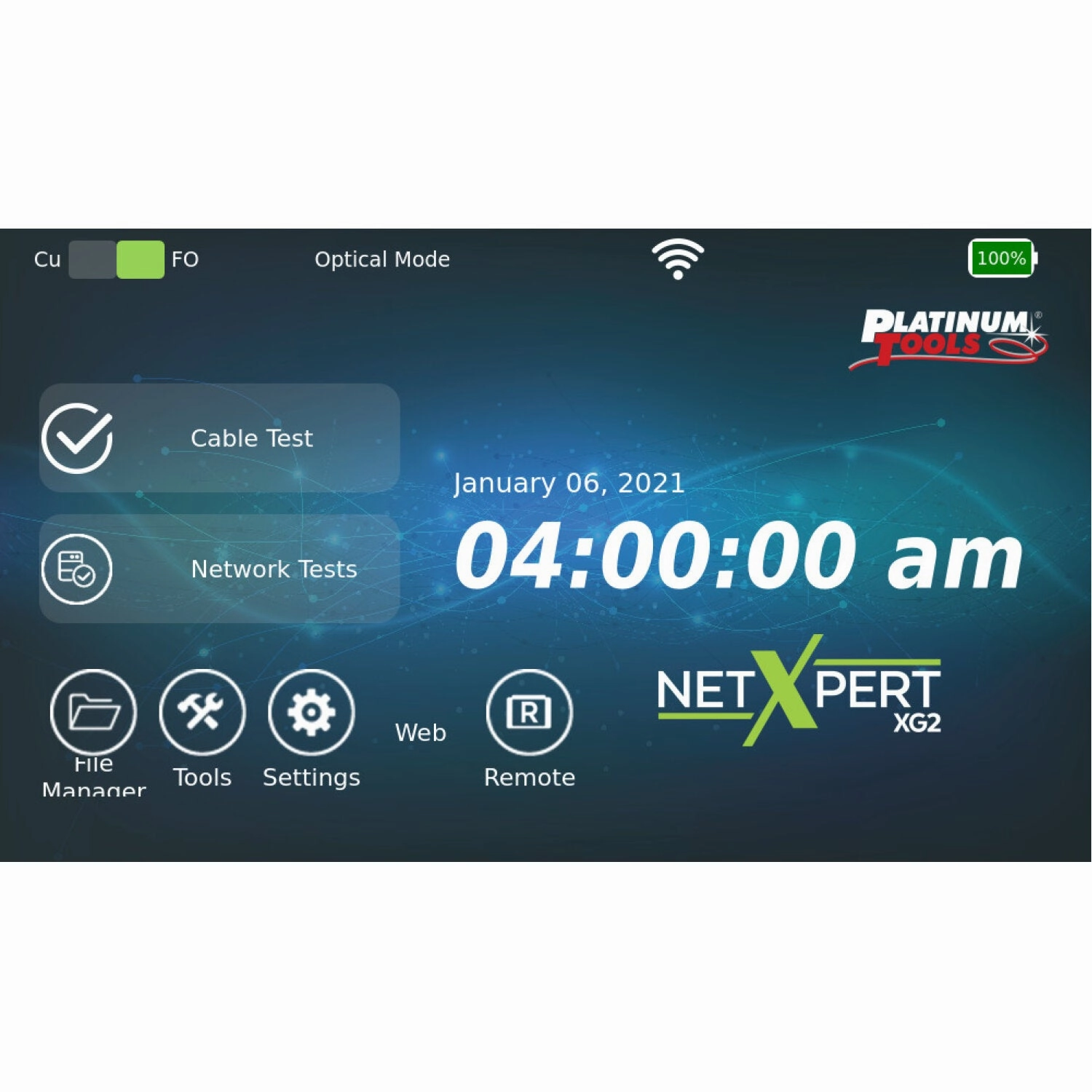 Platinum Tools TXG200 NetXpert XG2 Network Tester and Speed Certifier, Twisted Pair and Wifi Testing