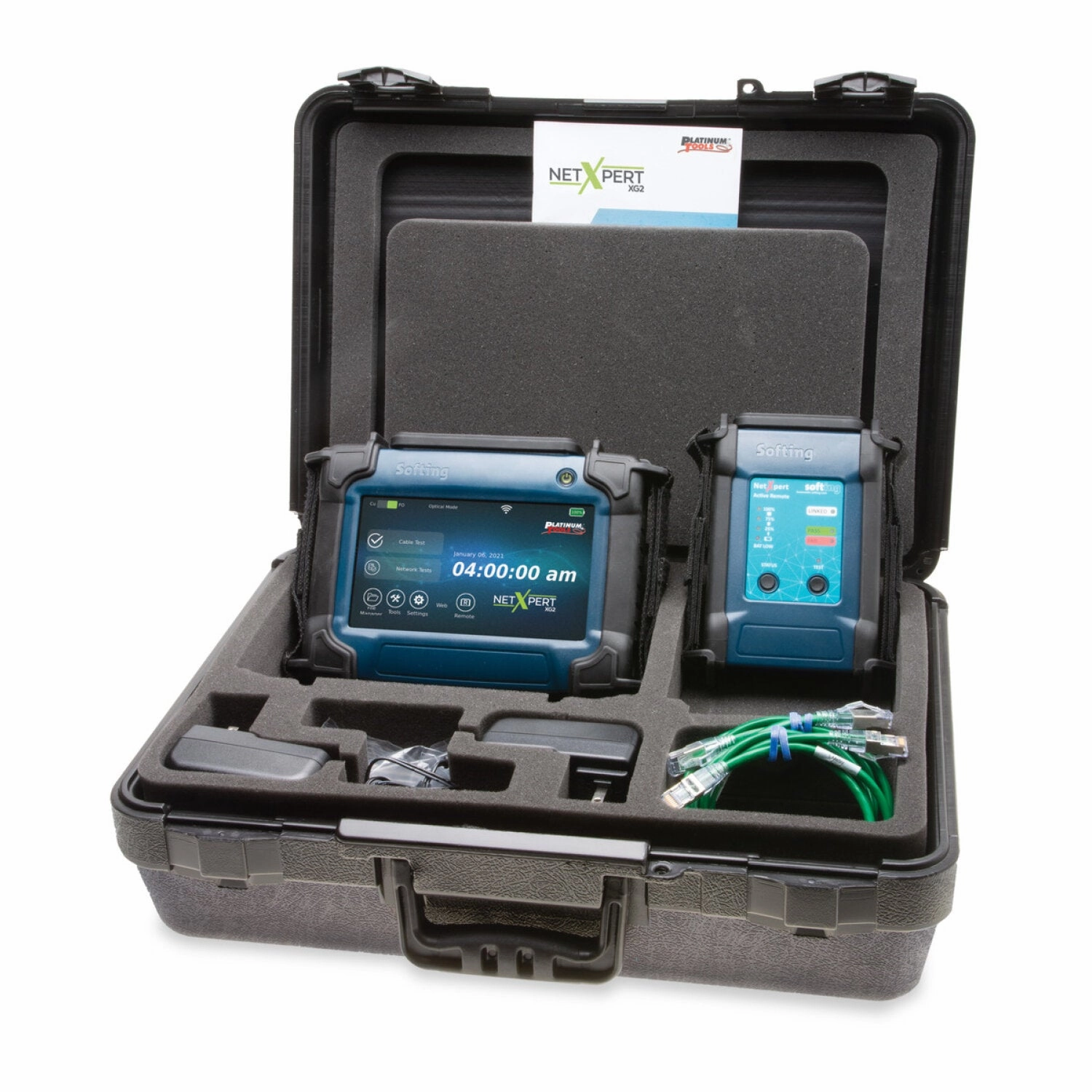 Platinum Tools TXG200 NetXpert XG2 Network Tester and Speed Certifier, Twisted Pair and Wifi Testing
