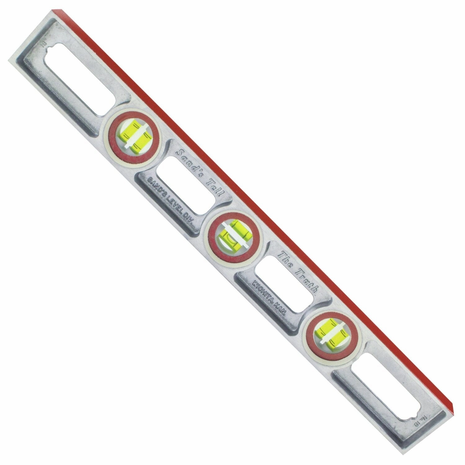 Sands Level & Tool SL1818 18 Professional Cast Aluminum Level (6 Vials)