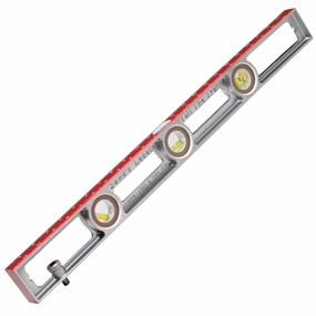 Sands Level & Tool SL2424P 24 Professional Cast Aluminum Plumber's Level (6 Vials)