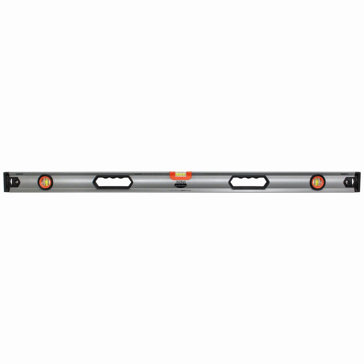 Sands Level & Tool SLBZ48HH 48" Professional Aluminum Box Level with Hand Holes (3 Vials)