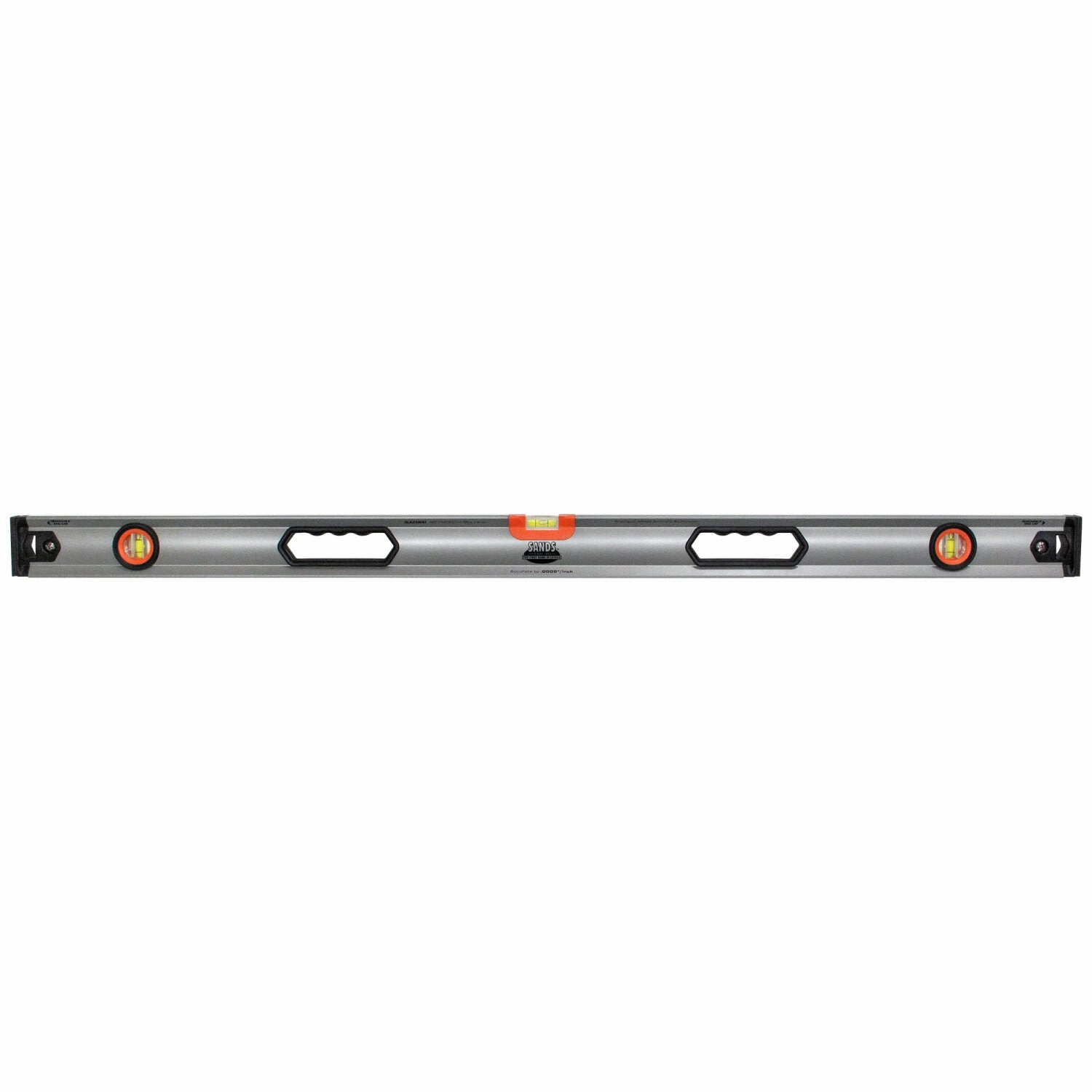 Sands Level & Tool SLBZ72HH 72" Professional Aluminum Box Level with Hand Holes (3 Vials)