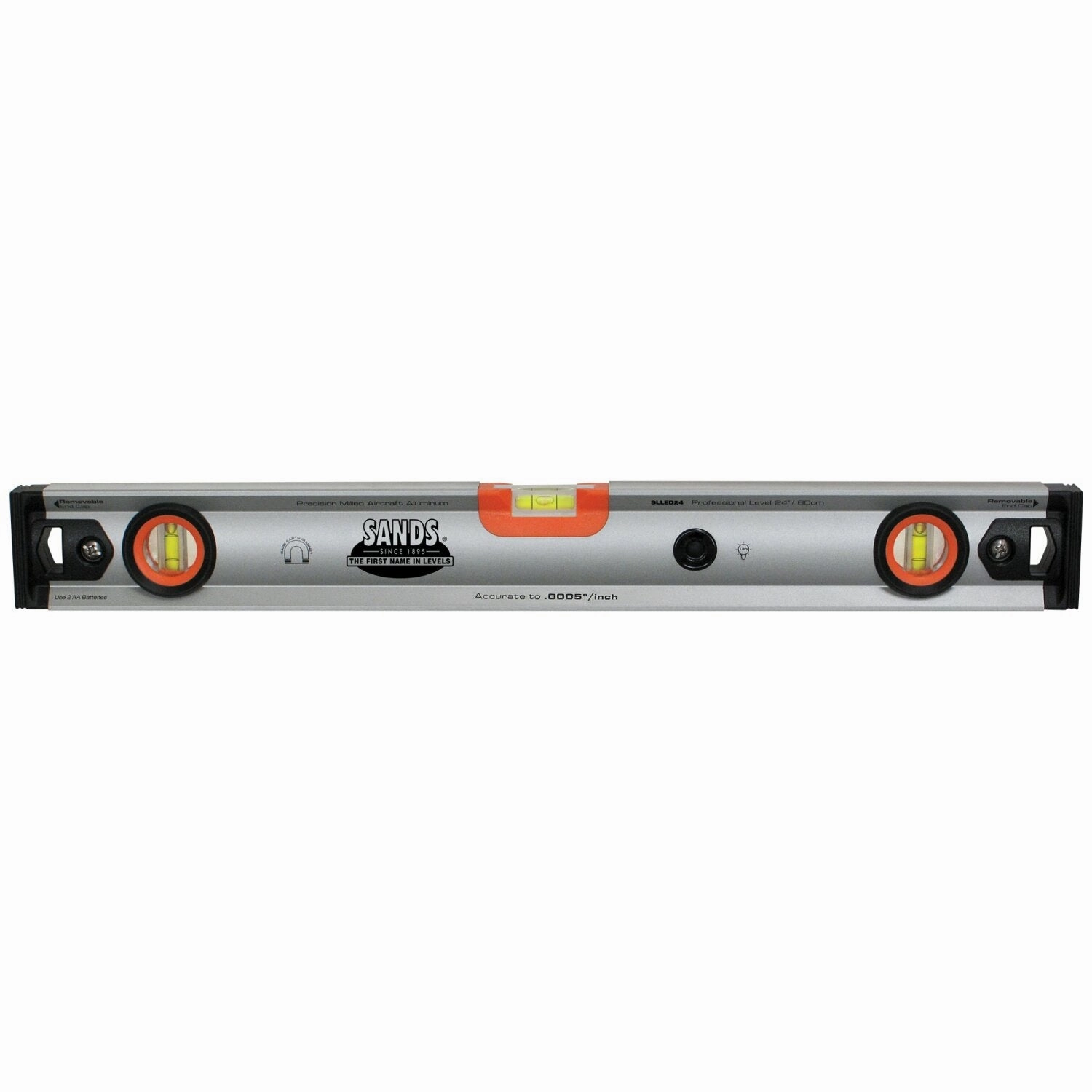 Sands Level & Tool SLLED24 24" Professional Magnetic LED Level