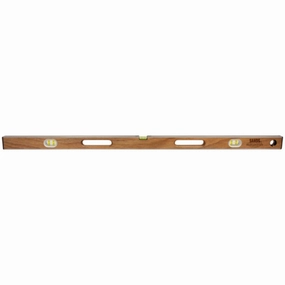 Sands Level & Tool SLTMI-48 48" Professional Top-Reading Mahogany I-Beam Level (5 Vials)