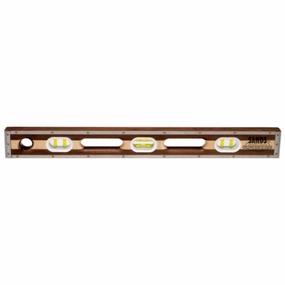 Sands Level & Tool SLWML48 48 Professional Walnut/Maple Laminated Level (6 Vials)