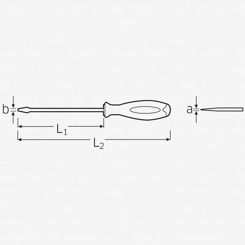 Stahlwille 46203035 4620 DRALL  3.5 x 75mm Slotted Screwdriver