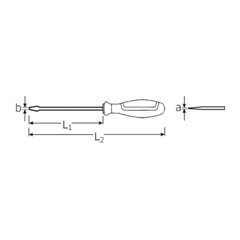 Stahlwille 46213100 4621 DRALL  10 x 180mm Slotted Screwdriver