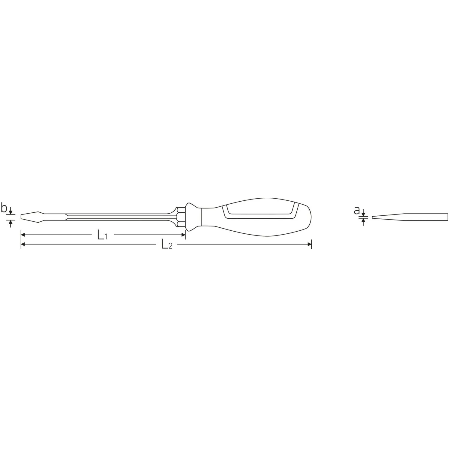 Stahlwille 46223208 Slotted screwdriver DRALL 