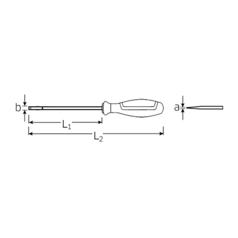 Stahlwille 46283040 4628 DRALL  4 x 125mm Slotted Screwdriver