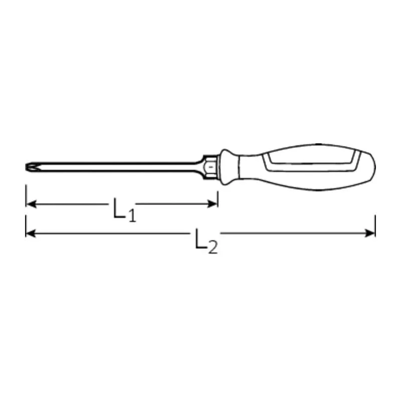 Stahlwille 46313002 4631 DRALL  #2 x 250mm Phillips Screwdriver