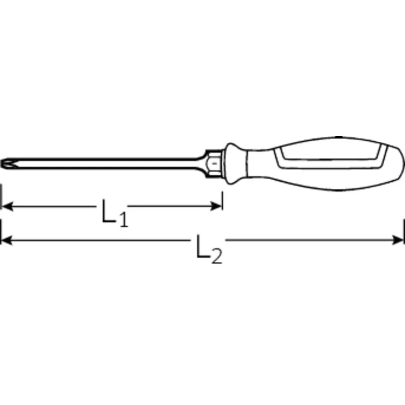 Stahlwille 46403003 4643 DRALL  #3 x 150mm Pozidriv Screwdriver