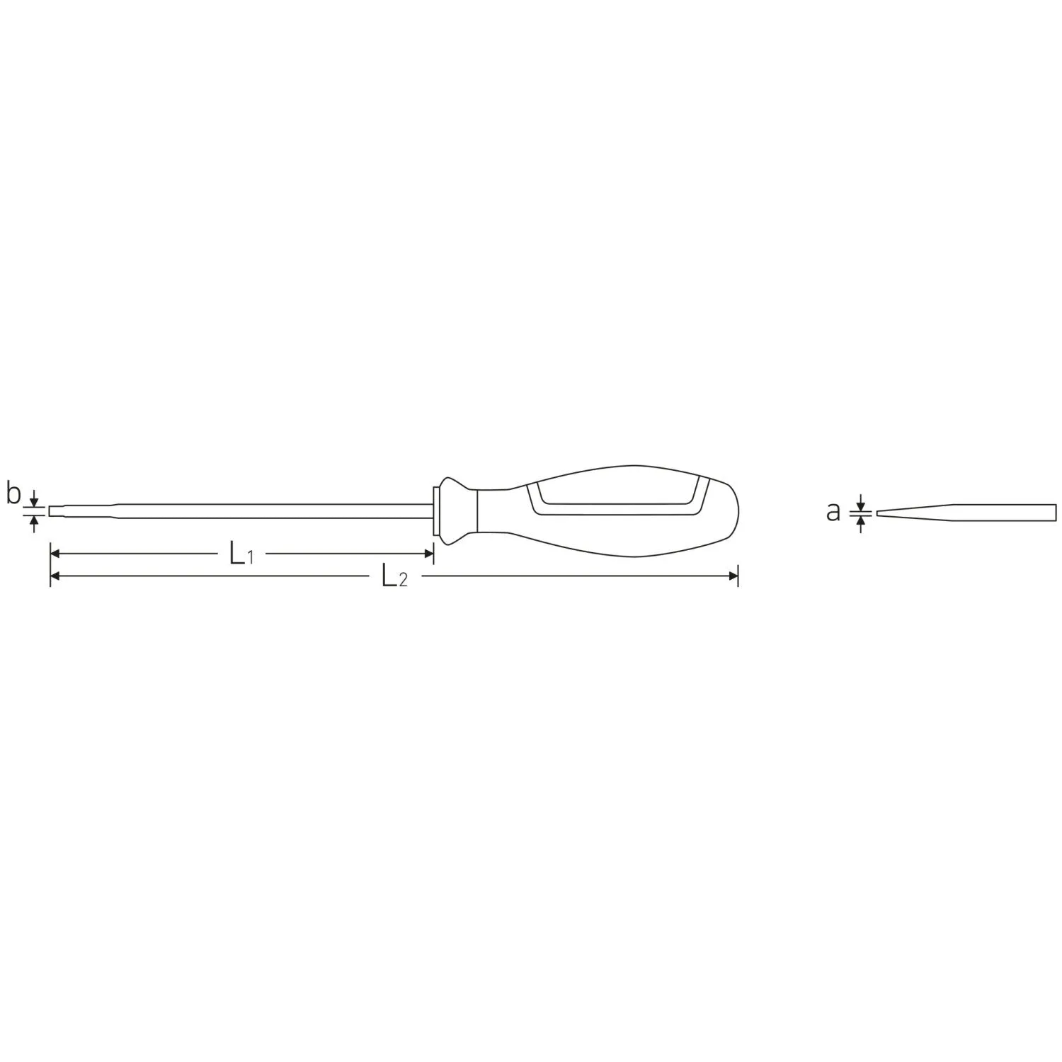 Stahlwille 46613040 VDE slotted screwdriver Drall 