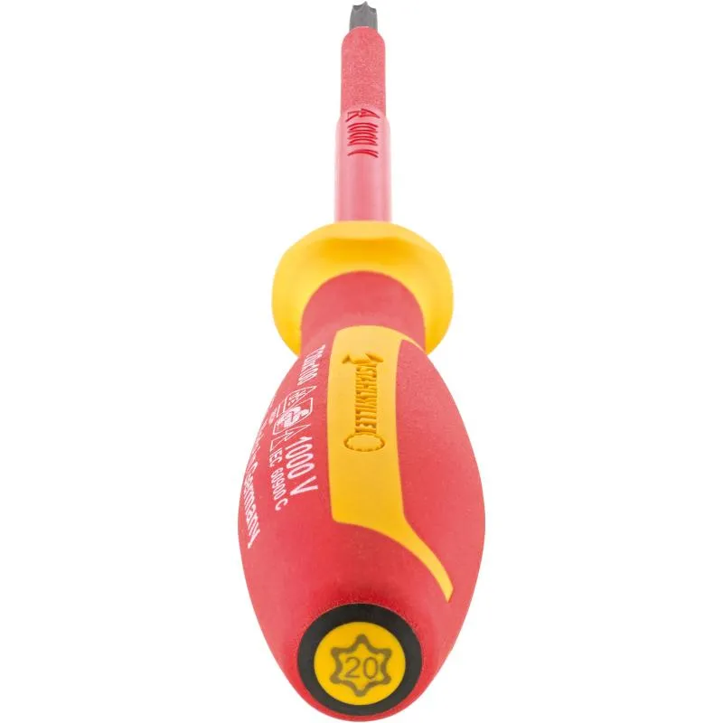Stahlwille 46753020 4675 VDE DRALL  T20 x 100mm Insulated TORX Screwdriver