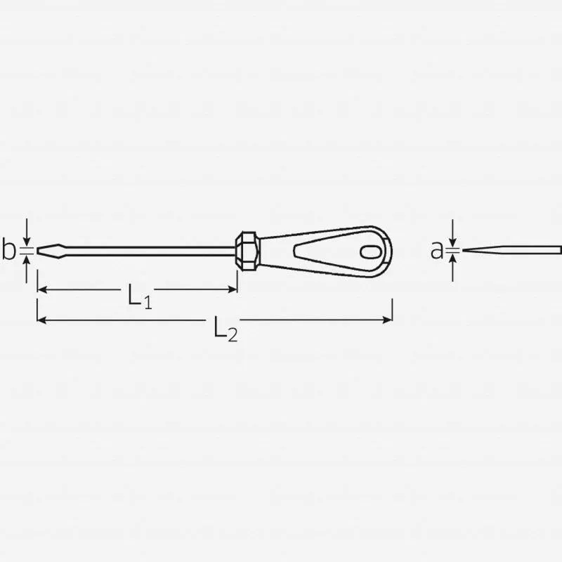 Stahlwille 48202055 4820 3K DRALL 5.5 x 125mm Slotted Screwdriver
