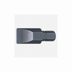 Stahlwille 08070130 1166/1 1/4" Bit for Slotted Screws, 1.2 x 6.5 mm