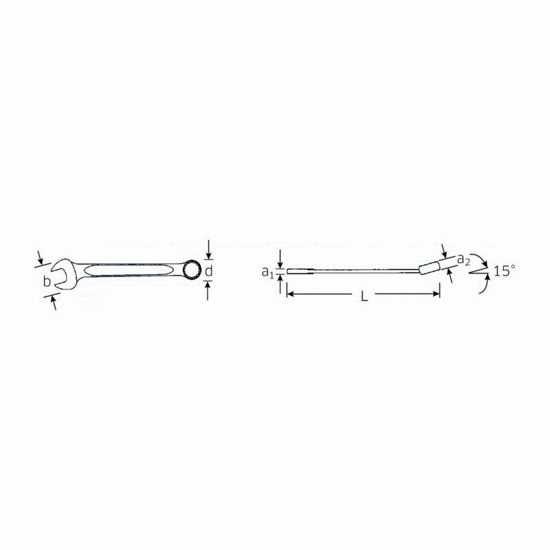 Stahlwille 40082626 13 Combination Spanner, 26 mm
