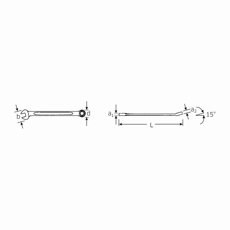 Stahlwille 40094040 4mm Combination Spanner
