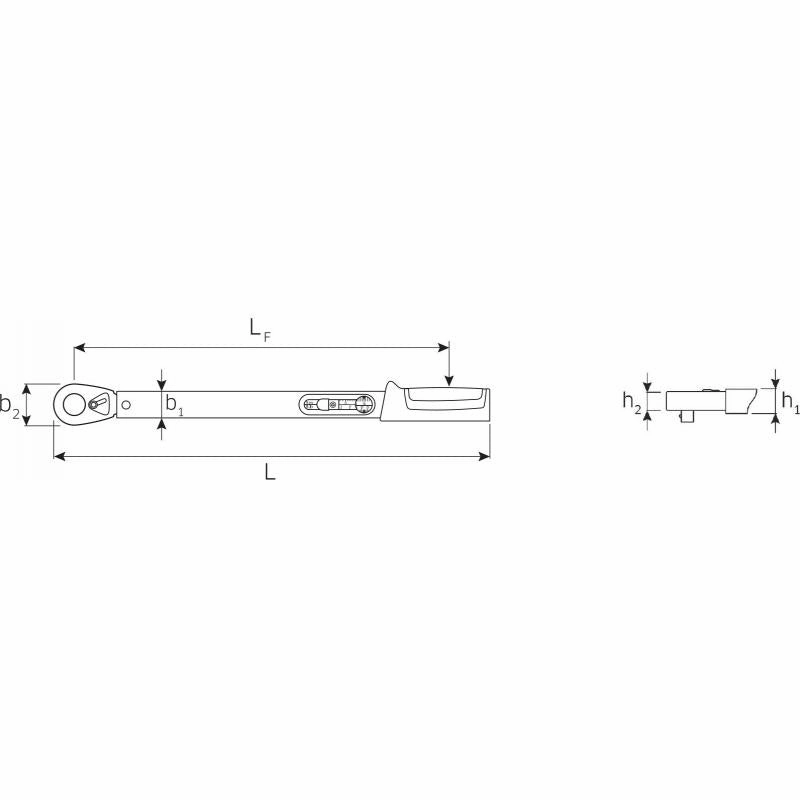 Stahlwille 50204005 721 Quick Standard MANOSKOP 3/8" torque wrench
