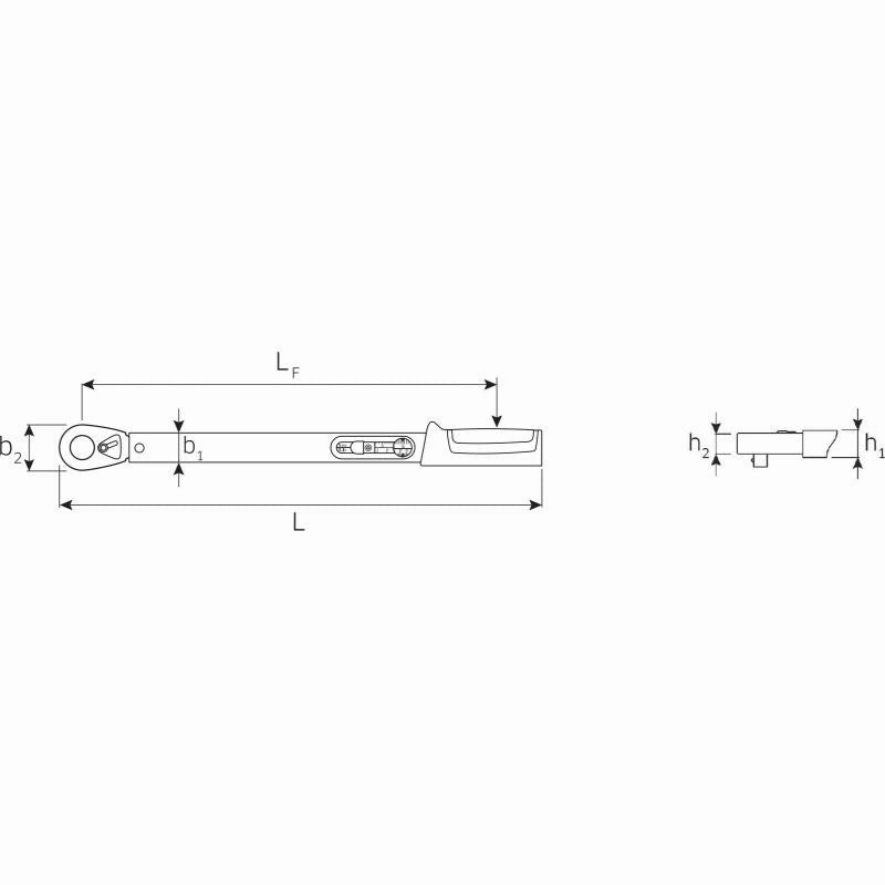 Stahlwille 50204030 721 Quick Standard MANOSKOP 1/2" torque wrench