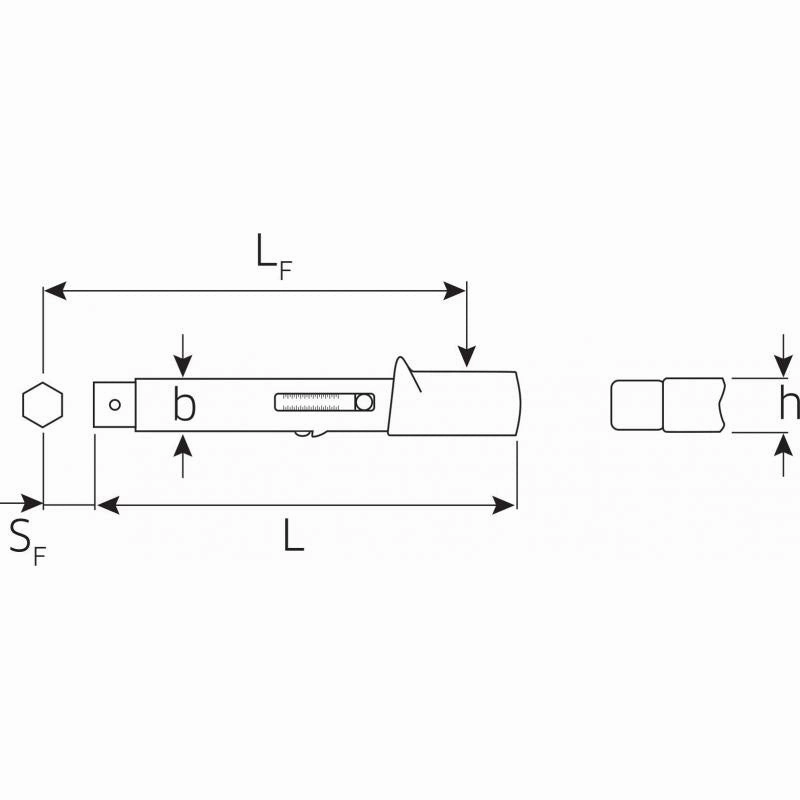 Stahlwille 50584002 730 Quick Service MANOSKOP Torque Wrench