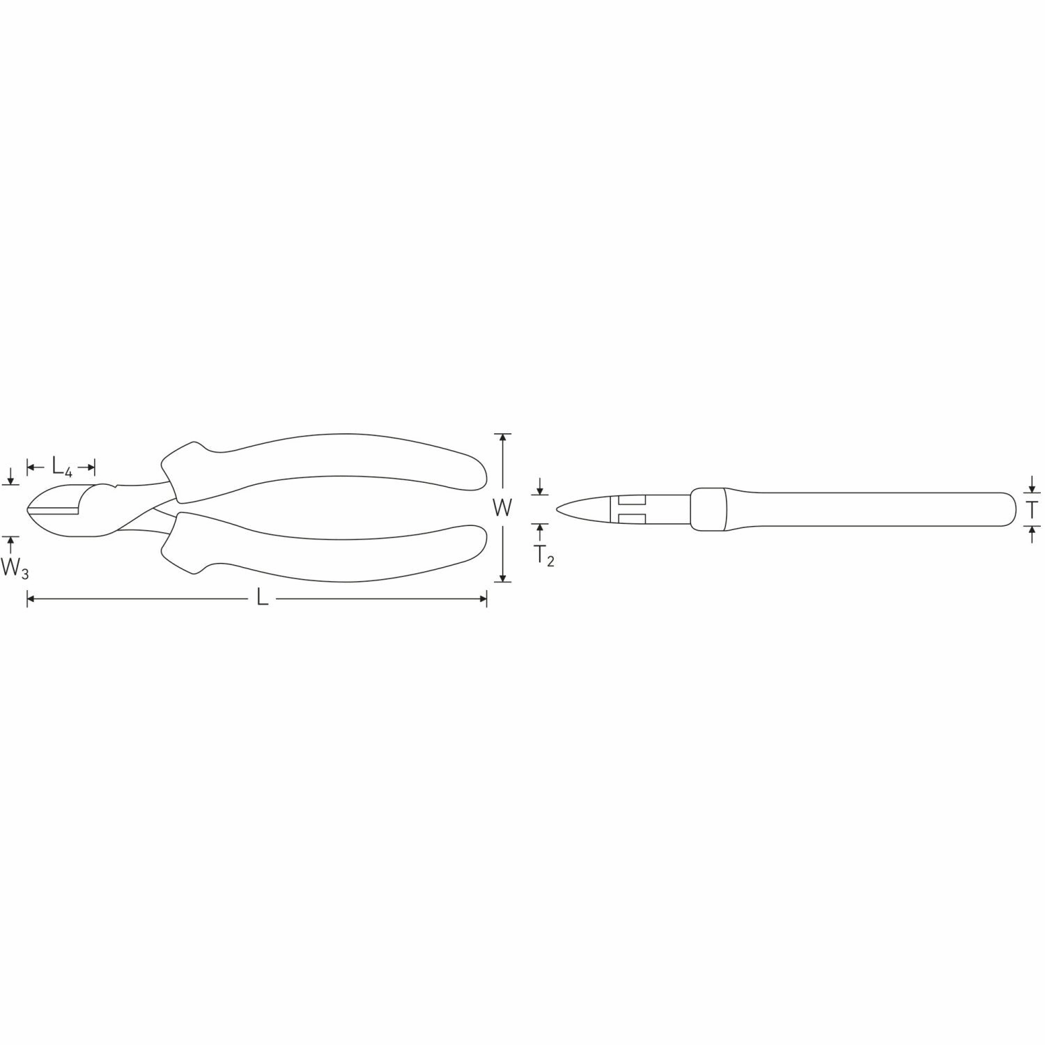 Stahlwille 67201140 Side cutter
