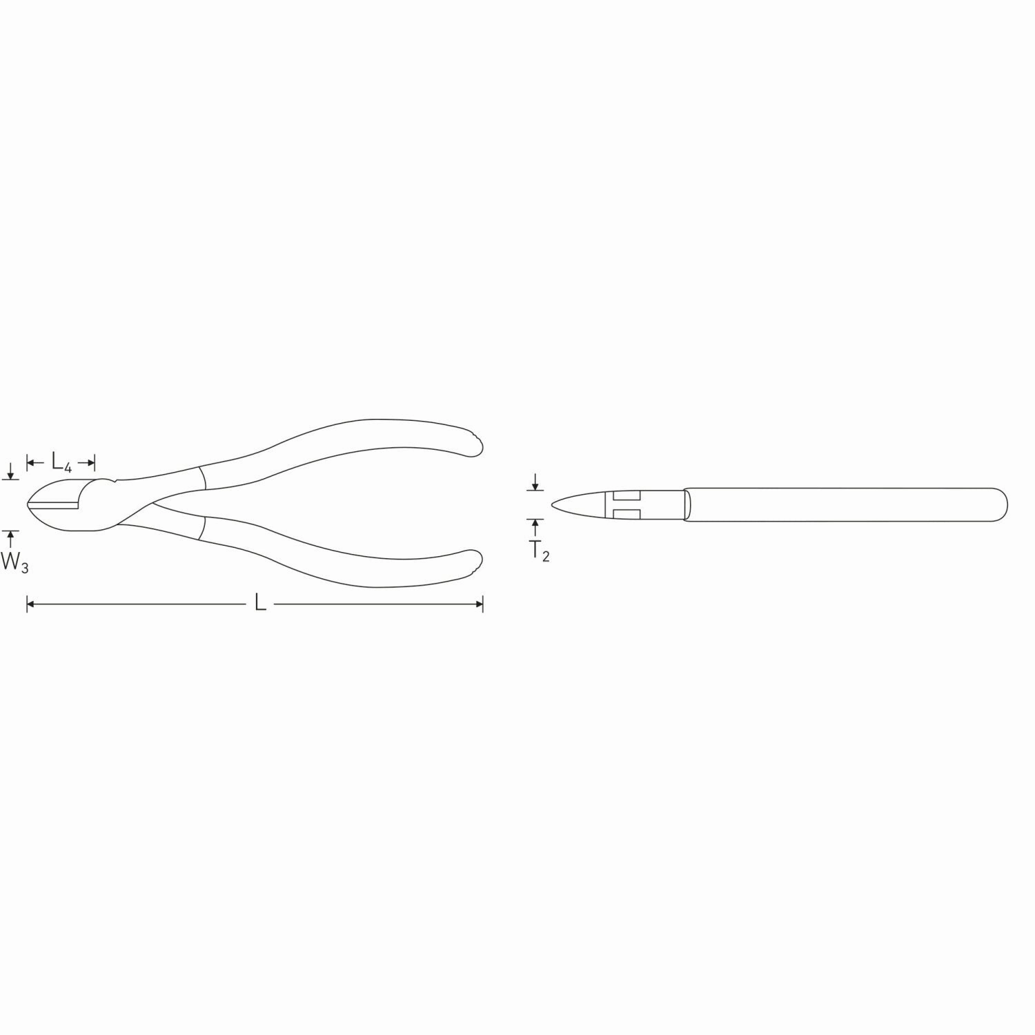 Stahlwille 67203160 Side cutter